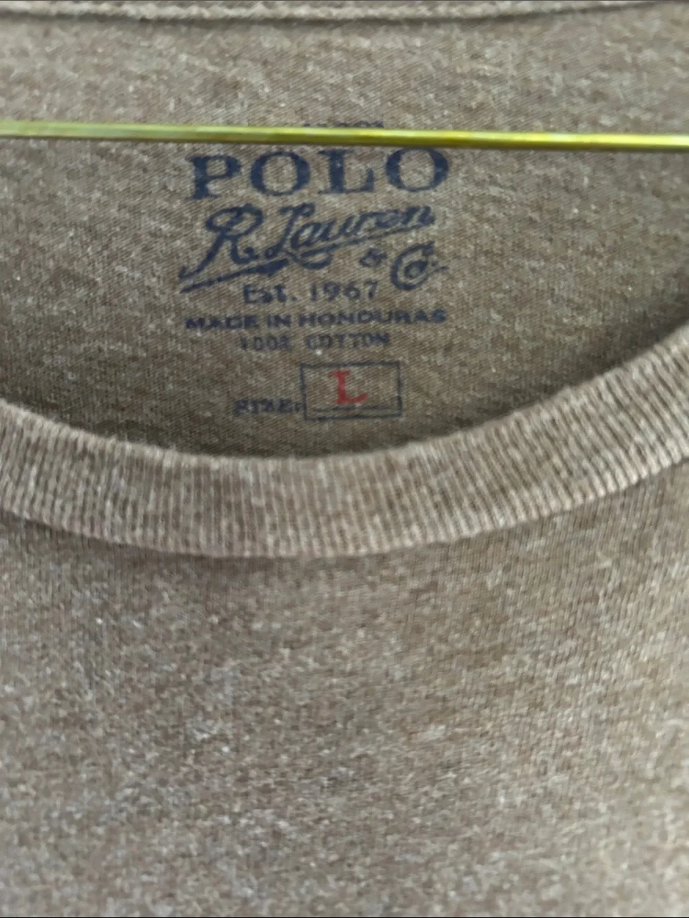 Polo by Ralph Lauren Brown Chest Pocket Tee